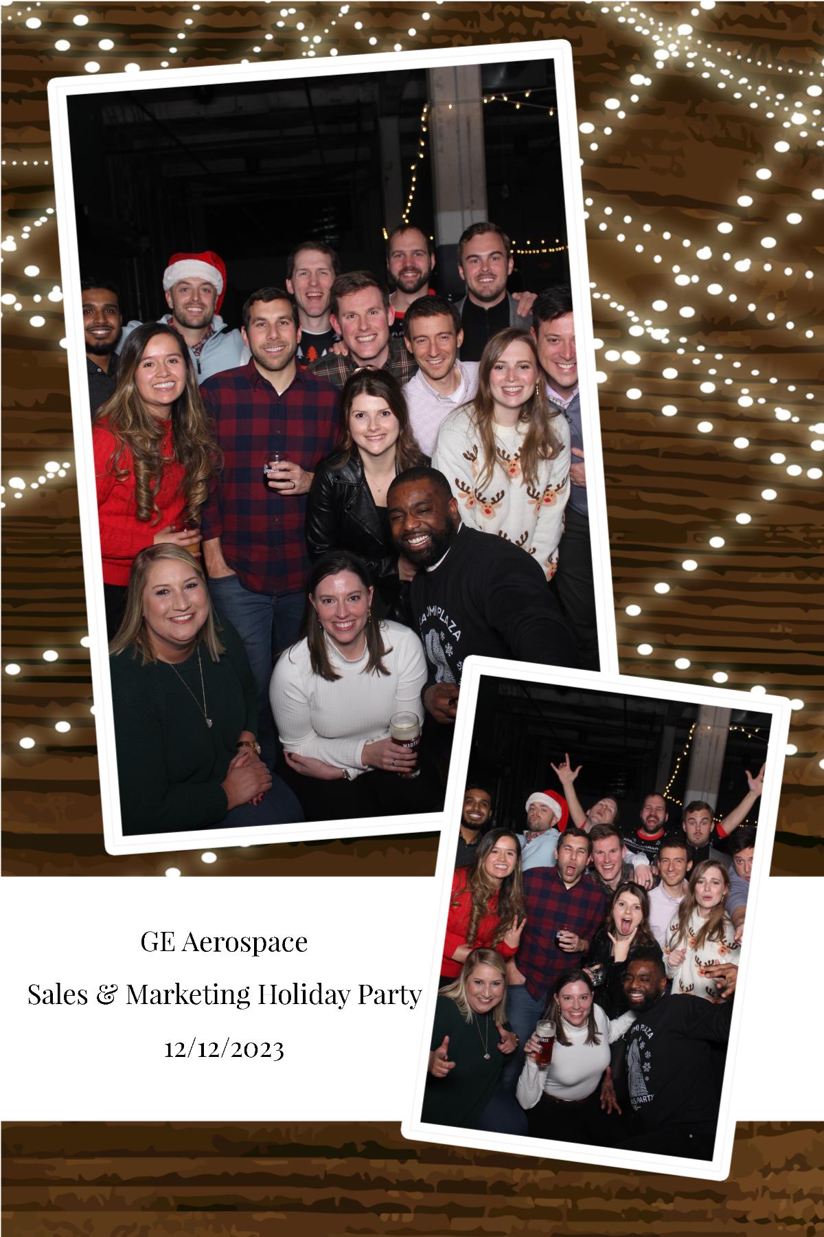 Mirror booth graphic effects print example